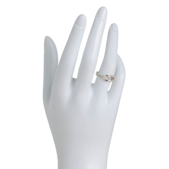 SEED & SAGE Silver Made In Mexico Sterling Silver Braided Knot Ring - Picture 2 of 2